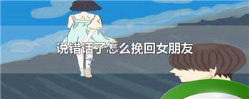 说错话了怎么挽回女朋友